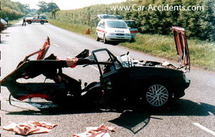 Ford Fiesta Badly Wrecked