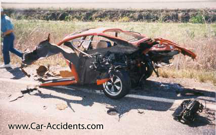 Porsche Head on Crash