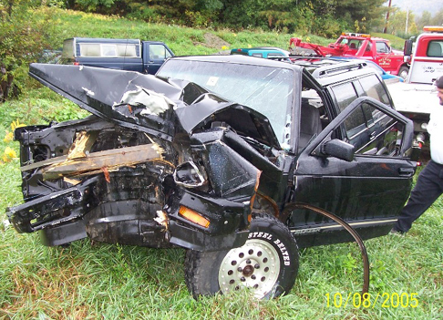 Chevy Blazer Wrecked