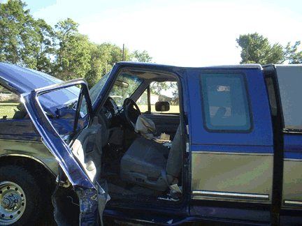 F 150 Truck Accident: Elderly Driver