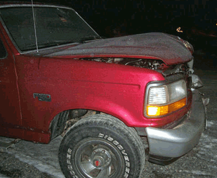 Drunk Driver In Ford 150 Crashes Lubec, Maine