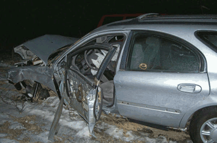 Ford Taurus Sideswipe Crash