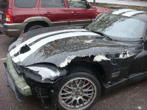 Dodge Viper crash