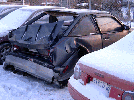 Cavalier Z24 Wrecked Toronto, Ontario, Canada 