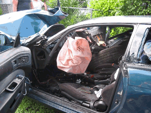 Nissan 240sx crash