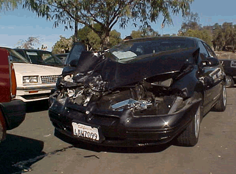 Dodge Stratus Head On Crash Los Angeles, CA 