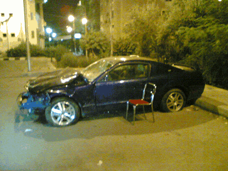 Mustang Accident