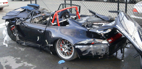 Porsche 911 Accident Crash