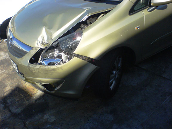 Opel crash