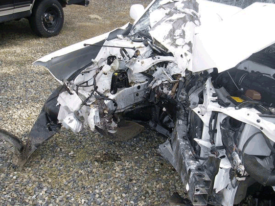 Toyota corolla crash