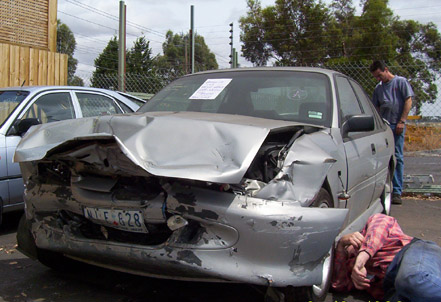 Second Holden accident: