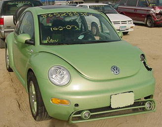 VW Bug Crash