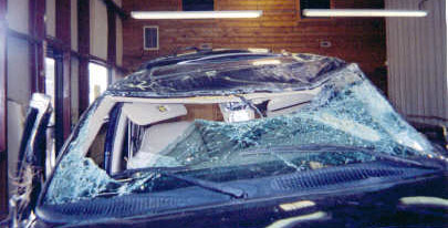 Roof Crush Accident Ford Explorer