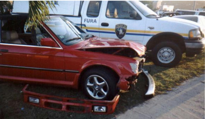 BMW Convertible Crash