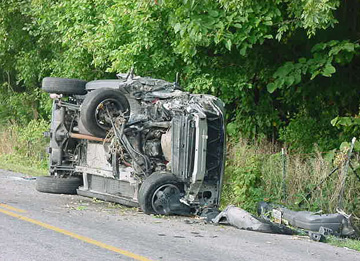 Rollover Crash Jeep